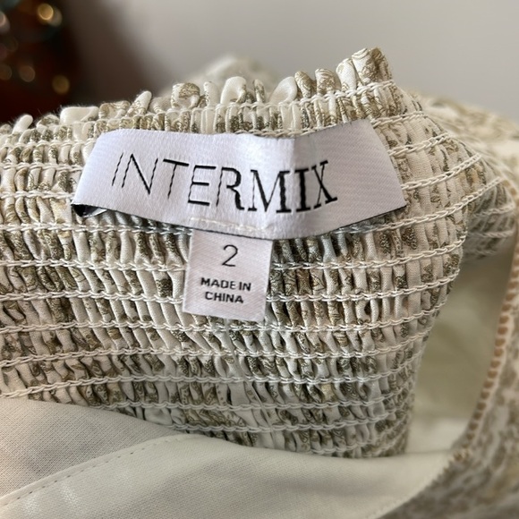 NWT Intermix Orien Silk-Blend‎ Tiered Maxi Dress - Picture 11 of 11